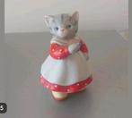 Poezen beeldje Kitty cucumber 1989, gemerkt, Ophalen of Verzenden, Zo goed als nieuw, Hond of Kat, Beeldje of Figuurtje