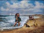 Johannes Wouterus van Trirum (1924 - 2011) - Meisje aan het, Antiek en Kunst, Kunst | Schilderijen | Klassiek, Ophalen of Verzenden