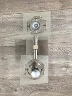 Plafondlamp Ikea met 2 spots - Fuga, Ophalen of Verzenden, Zo goed als nieuw, Metaal