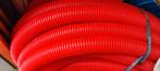 Mantelbuis 63mm  rood  25 meter, Ophalen, Nieuw