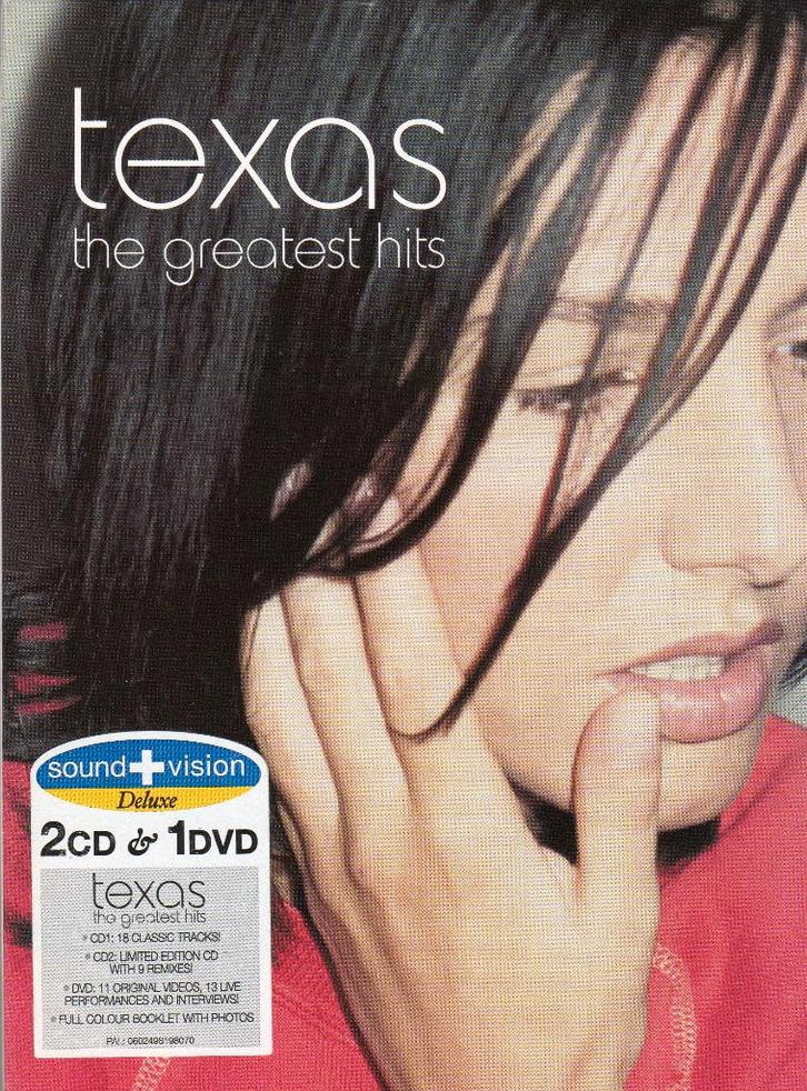 Texas - The Greatest Hits (2 CD + DVD) Sound + Vision Box, Cd's en Dvd's, Cd's | Rock, Gebruikt, Poprock, Ophalen