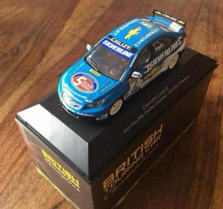 Atlas British Touring Car Champions Chevrolet Cruze LT Plato, Hobby en Vrije tijd, Modelauto's | 1:43, Nieuw, Auto, Ophalen of Verzenden