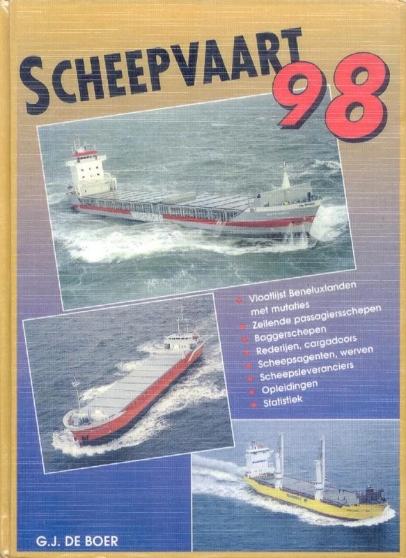 Nw jaarboek Scheepvaart 1998 - zeeschepen tankers rederijen, Verzamelen, Scheepvaart, Nieuw, Boek of Tijdschrift, Motorboot, Ophalen of Verzenden
