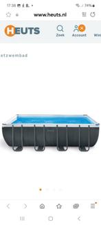 Intex ultra xtr zwembad 549x274x127 met veel extra's, Tuin en Terras, Zwembaden, 200 tot 300 cm, Zo goed als nieuw, 400 cm of meer