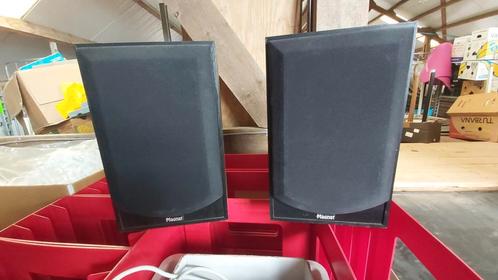 Magnat speakers zwart 4 tot 8 ohm, 80/150 watt, 38- 25000 hz, Audio, Tv en Foto, Luidsprekers, Zo goed als nieuw, Front, Rear of Stereo speakers