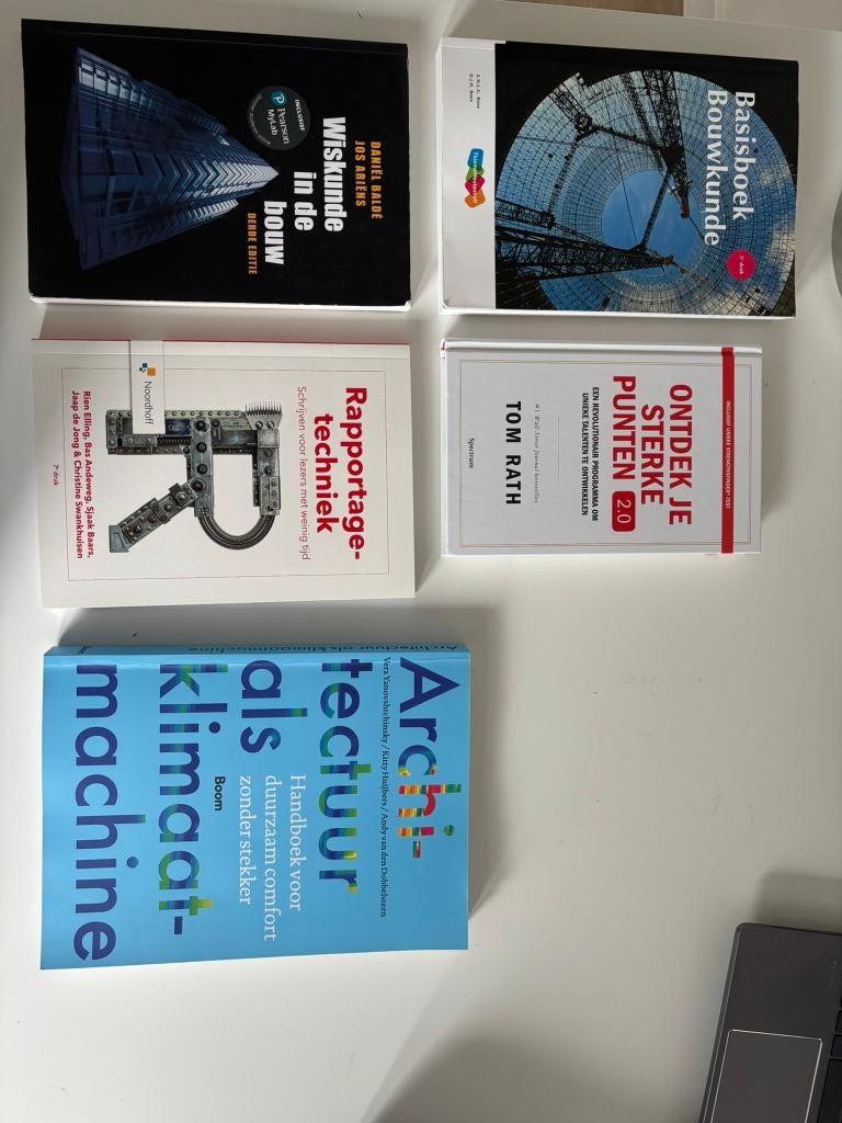 Studieboeken HBO bouwkunde, Boeken, Studieboeken en Cursussen, Diverse auteurs, Zo goed als nieuw, Beta, HBO