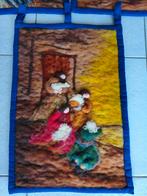Wandkleden Kerst tafereel. Per st €100. Wol gevild. Kerstmis, Ophalen of Verzenden