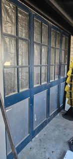 vouwdeuren, Doe-het-zelf en Verbouw, Deuren en Horren, Ophalen, Gebruikt, 200 tot 215 cm, Glas