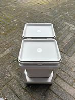IKEA Hallbar Afvalemmer Duo, Kunststof, Ophalen of Verzenden, Zo goed als nieuw, Minder dan 50 cm
