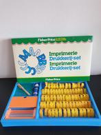 Fisher Price drukkerij-set (vintage), Ophalen of Verzenden, Zo goed als nieuw, Speelset