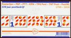 Nederland postfris nominaal 2019 NVPH nr. 3722, Ophalen of Verzenden, Na 1940, Postfris