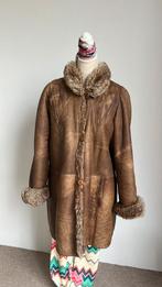 Original Shearling coat, Bruin, Maat 42/44 (L), Ophalen of Verzenden, Zo goed als nieuw