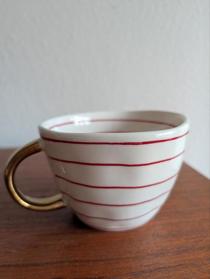 Creatieve geometrische mok The Old Pottery Company, Huis en Inrichting, Keuken | Keukenbenodigdheden, Zo goed als nieuw, Ophalen of Verzenden