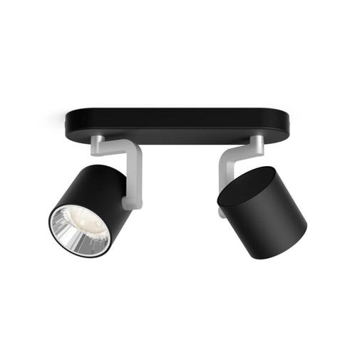 Phillips Led Byrl Zwart dubbel (NIEUW)VERZENDEN MOGELIJK!!, Huis en Inrichting, Lampen | Spots, Nieuw, Plafondspot of Wandspot