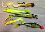 5 grote shads : E10.- : PigShad / SPRO WobShad 18cm / BEHR T, Ophalen of Verzenden, Nieuw, Overige typen