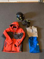 Wintersport pakket. Jas, helm, polli, handschoenen., Ophalen, Zo goed als nieuw, Jongen of Meisje, Jas