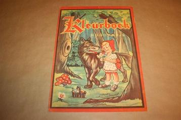 Zeldzaam kleurboek - Roodkapje - Circa 1925 !! beschikbaar voor biedingen