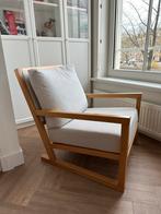 Oak armchair beige, Huis en Inrichting, Ophalen of Verzenden, Minder dan 75 cm, 50 tot 75 cm
