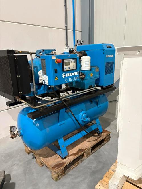 Boge Schroefcompressor, Doe-het-zelf en Verbouw, Compressors, Zo goed als nieuw, 6 tot 10 bar, 100 liter of meer, Ophalen