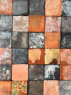 Antieke mooie plavuizen mix 8m2 ca 16x16 restpartij prijs!, Steen of Klei, Verzenden, Minder dan 50 cm, Zo goed als nieuw