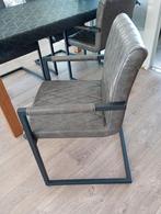 eetkamerstoelen, Huis en Inrichting, Stoelen, Ophalen, Gebruikt, Metaal, Vier