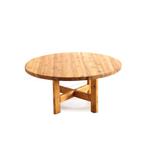 Grote vintage design ronde eettafel jaren '60 70 midcentury, Ophalen of Verzenden