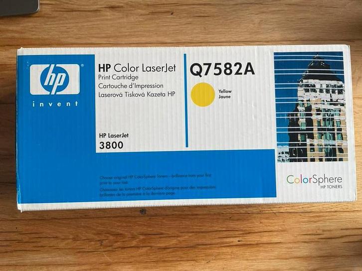 HP 503a Geel Toner - LaserJet 3800, Computers en Software, Printerbenodigdheden, Nieuw, Toner, Ophalen of Verzenden