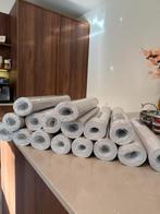Vliesbehang Linnen Zand - Karwei, Ophalen of Verzenden, 75 m² of meer, Beige