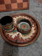 Antieke Plateel Gouda Rookset, Ophalen of Verzenden