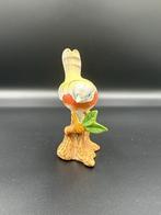 Vintage Porseleinen Beeldje – Roodborstje op Stok – 12 cm, Verzamelen, Beelden en Beeldjes, Ophalen of Verzenden, Zo goed als nieuw