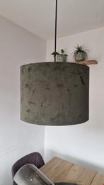 Groene Velvet Hanglamp - Zo Goed Als Nieuw, Huis en Inrichting, Ophalen of Verzenden, Zo goed als nieuw, Minder dan 50 cm, Modern