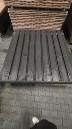 Zwart Grenen 21 planks tuinschermen met Afdeklat, Tuin en Terras, Schuttingen, Minder dan 3 meter, Nieuw, Ophalen of Verzenden