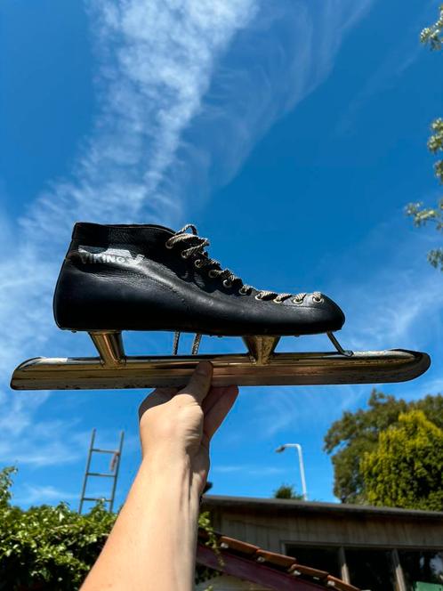Viking noren maat 45 | Leren schaatsen met wollen voering, Sport en Fitness, Schaatsen, Zo goed als nieuw, Noren, Viking, Ophalen