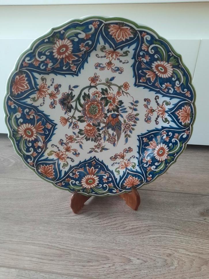 Koninklijke Tichelaar Makkum Bord - Handbeschilderd, Antiek en Kunst, Antiek | Keramiek en Aardewerk, Ophalen of Verzenden