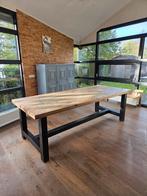 Houten Tafel - Robuust & Stijlvol, Ophalen, Gebruikt, 200 cm of meer, 50 tot 100 cm