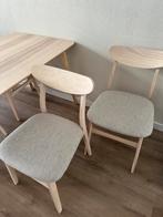 4x eetstoelen, dining chair witte oak kleur by sklum, Huis en Inrichting, Ophalen, Zo goed als nieuw, Wit, Vier
