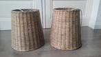 2 Rieten Lampenkappen (Hanglamp), Huis en Inrichting, Lampen | Hanglampen, Ophalen of Verzenden, Overige materialen, Minder dan 50 cm