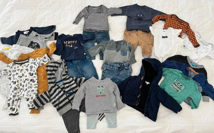 Groot pakket babykleding maat 50/56 Noppies, Name it, h&m, Kinderen en Baby's, Babykleding | Baby-kledingpakketten, Zo goed als nieuw