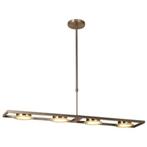 Hanglamp/plafondlamp, Huis en Inrichting, Lampen | Hanglampen, Ophalen, Zo goed als nieuw, Glas, 75 cm of meer