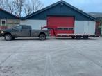 Gooseneck zwanenhals trailer 6 meter vlakke laadvloer, Auto diversen, Aanhangers en Bagagewagens, Ophalen, Zo goed als nieuw