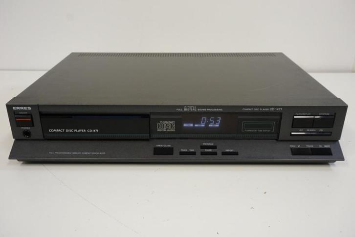 Erres CD 1471 Compact Disc Speler (Philips CD 471), Audio, Tv en Foto, Cd-spelers, Gebruikt, Philips, Ophalen of Verzenden