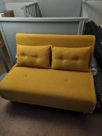 Mooie mosterdgele slaapbank van Made - z.g.a.n., Huis en Inrichting, Slaapkamer | Slaapbanken, Ophalen of Verzenden