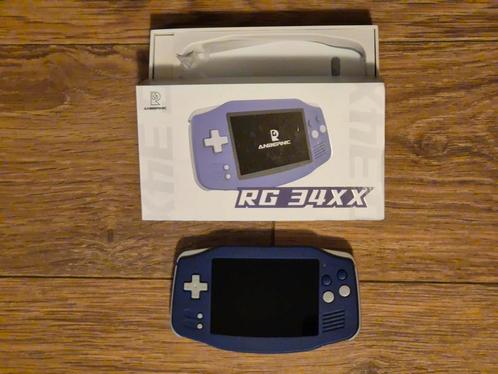 Anbernic RG34XX Paars, Spelcomputers en Games, Spelcomputers | Nintendo Game Boy, Nieuw, Overige modellen, Met games, Ophalen of Verzenden