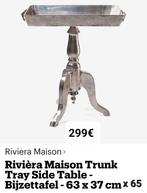 Nieuw Rivièra maison new trunk tray side table
Ruw nickel, Ophalen