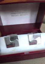 Mooie zilveren (835) MANCHETKNOPEN, Ophalen, Zo goed als nieuw, Zilver