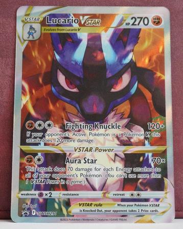 Lucario Vstar Full Art SWSH291 SWSH Black Star Promos beschikbaar voor biedingen