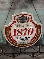 amstel bier kunststof reclamebord, Ophalen, Gebruikt, Reclamebord