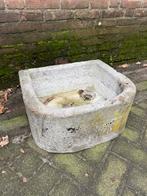 Oude stenen drinkbak / fontein, Ophalen, Gebruikt, Graniet, Fontein