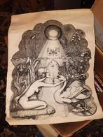 Vintage Agnes van Enkhuizen Litho - 1978, Ophalen of Verzenden