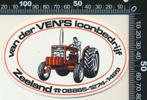 Sticker: Van der Vens Loonbedrijf - Zeeland (2), Ophalen of Verzenden, Zo goed als nieuw, Bedrijf of Vereniging